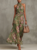 Savenora | Elegantes Sommerkleid mit Blumenmuster