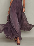 Ashley | Elegantes Vintage Chiffon-Maxikleid