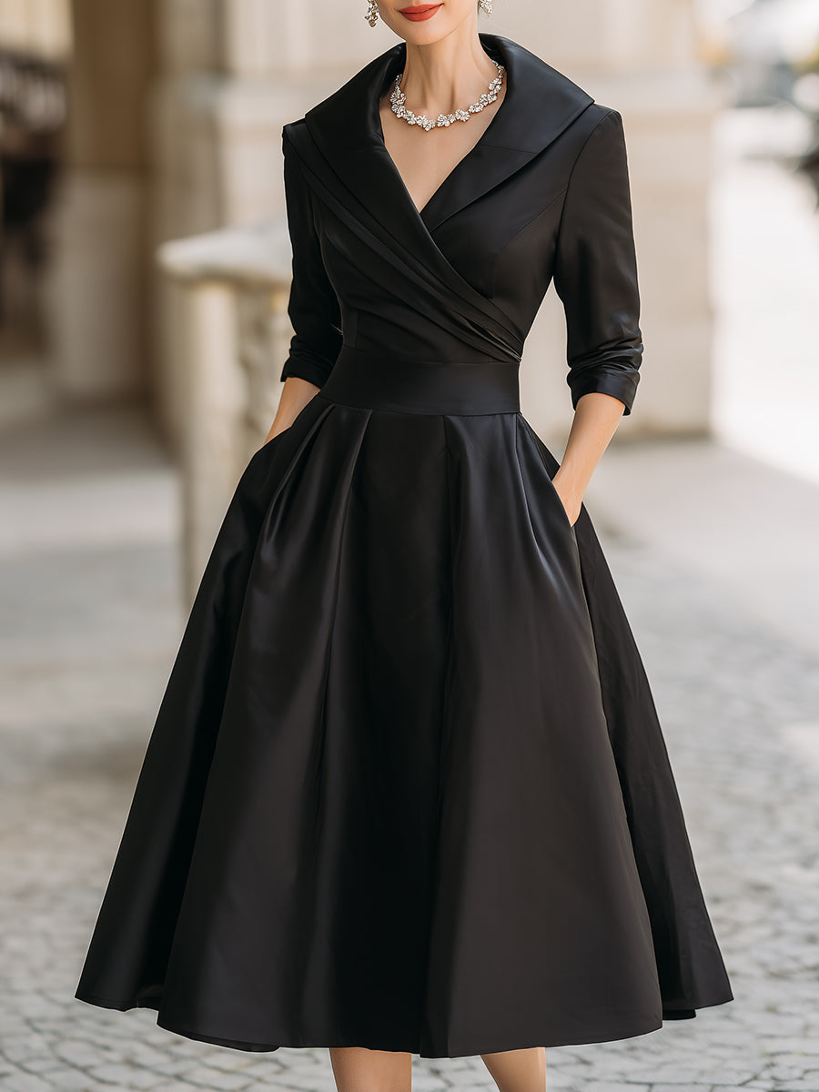 Lea™ - Elegantes Midikleid mit Subtiler Eleganz