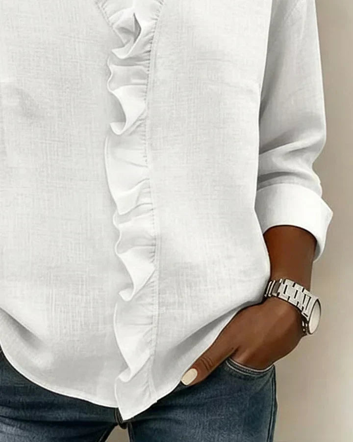 Beatrice | Elegante V-Ausschnitt Bluse