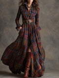 Bodil™ - Maxi-Hemdkleid im Karomuster