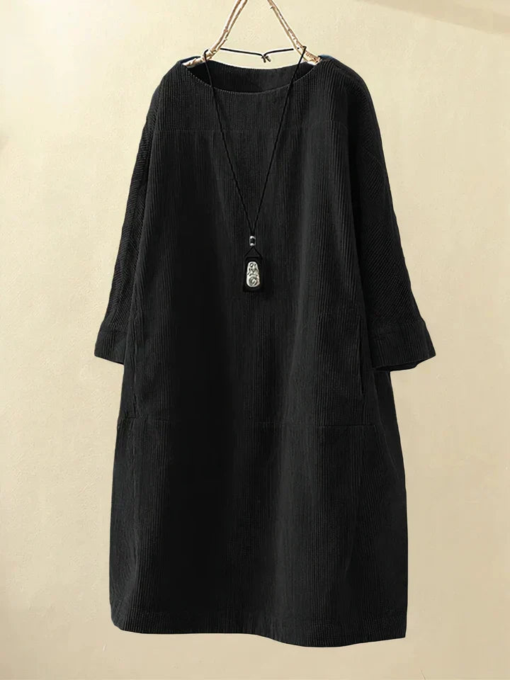 Velvra™ - Bequeme Vintage Cord-Tunika