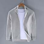 Ruben™ | Legere Zip-Up Strickjacke