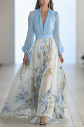 Esmy™ - Elegantes Maxikleid mit figurbetonender Silhouette
