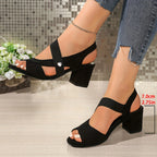 Sommerfeld™ | Bequeme High Heels mit Kreuzriemen