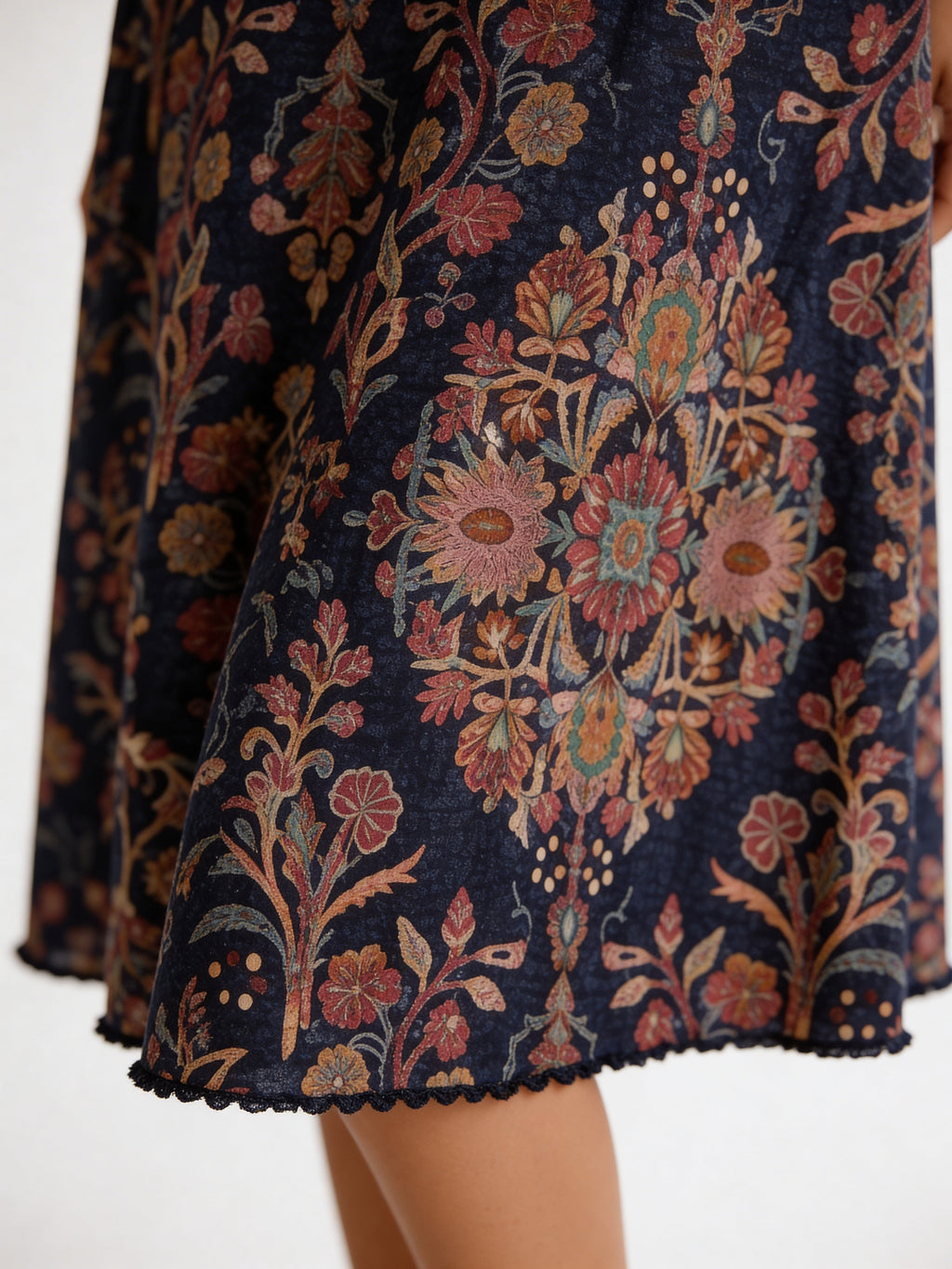 Savenora | Langes Ethno-Kleid mit Bohemian-Print