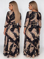 Savenora | Bedrucktes Chiffonkleid
