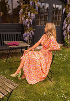 Erika™ - Elegantes und Bequemes Blumenkleid