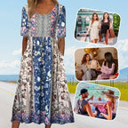 Sandra™ – Stilvolles Boho-Kleid mit Print für Damen