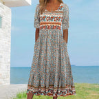 Sandra™ – Stilvolles Boho-Kleid mit Print für Damen