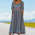 Sandra™ – Stilvolles Boho-Kleid mit Print für Damen