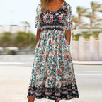 Sandra™ – Stilvolles Boho-Kleid mit Print für Damen